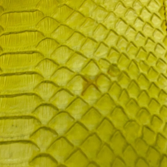 Celine Classic Box Bag Yellow Python Crossbody - Picture 4 of 16